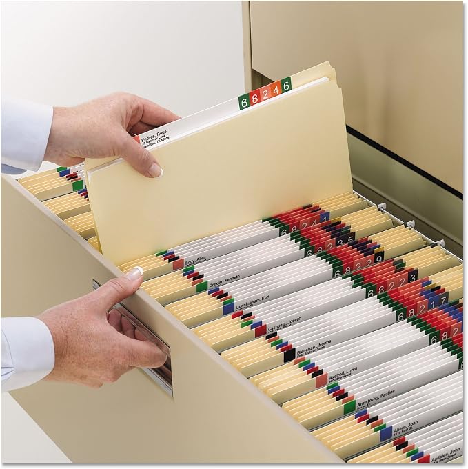 Smead File Folder, Straight-Cut Tab, Letter Size, Manila, 100 per Box (10300)