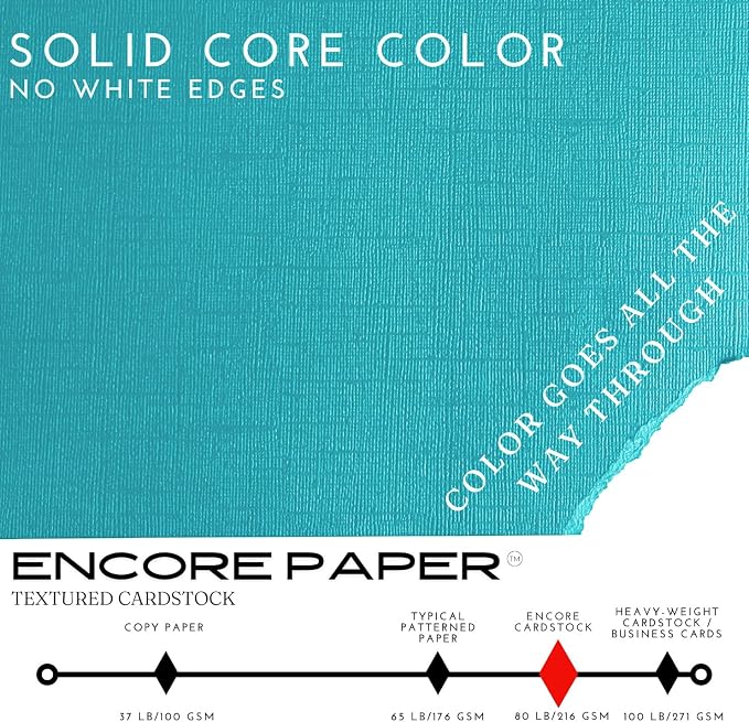 Swimming Pool—12x12 Textured Cardstock | 80lb Textured Blue Scrapbook Paper | Premium Cardstock for Cricut Cutting | 25 Sheets