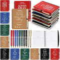 Spakon 30 Set Valentine's Day Christian Gifts Bulk Church Sticky Note Spiral Notebook Bible Verse Ballpoint Pen Prayer Journal Religious Scripture Notepad Sunday School Teacher Pastor Party Favor