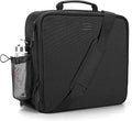 Zipper Binder 3 Inch D-Ring 3 Ring with Water Bottle Holder | Binder with Strap for School/Office, 700 Sheet Capacity-Multiple Pockets, Fit for 13" Tablet/Laptop, Black