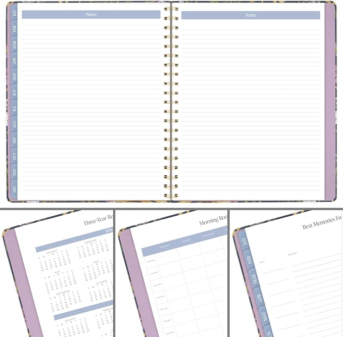 Mead Cambridge 2027 Planner, Weekly & Monthly, 8.5" x 11", Pen+Pillar, Wildflower (PP26-905-27)