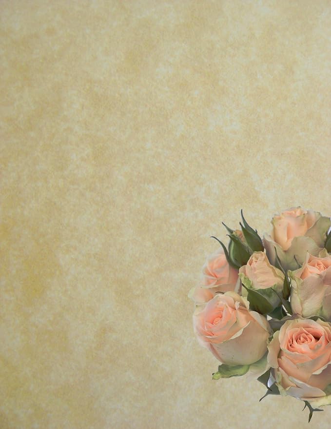 50 Old Age Parchment 60# Text (=24# Bond) Paper Sheets - 8.5 X 11 Inches Standard Letter|Flyer Size - 60 Pound is Not Card Weight - Vintage Colored Old Parchment Semblance