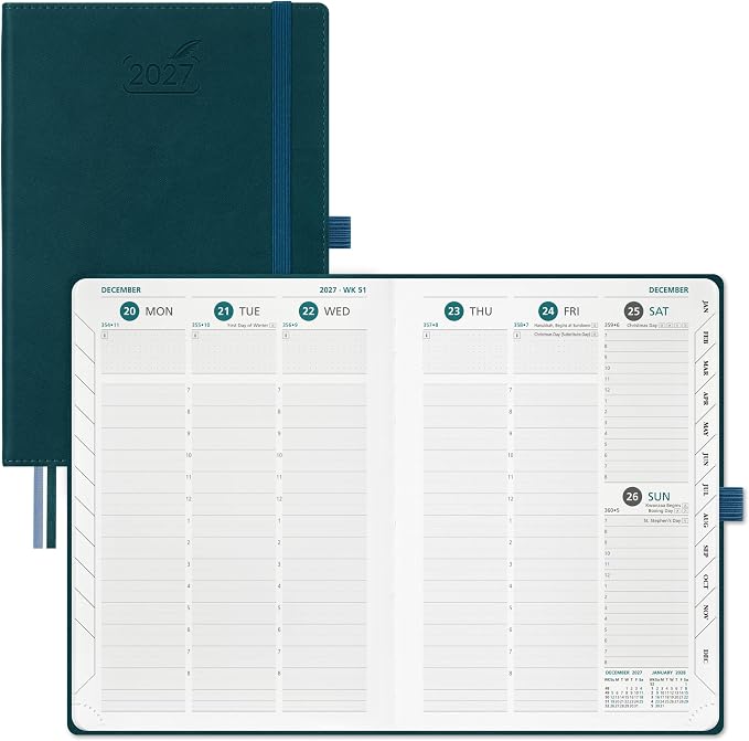BEZEND 2027 Planner Weekly and Monthly, Daily Calendar Book (A5-6"x8.5")