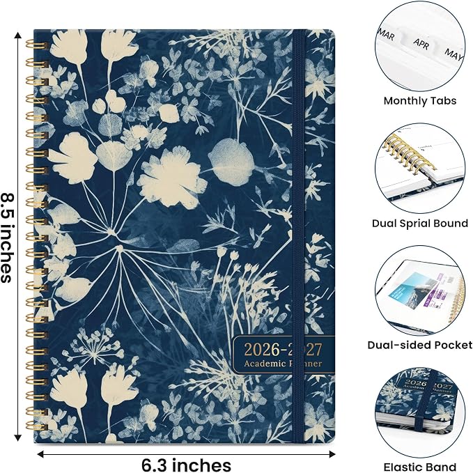 ZOTIA Planner 2026-2027 Weekly & Monthly Calendar Planner Jul 2026-Jun 2027