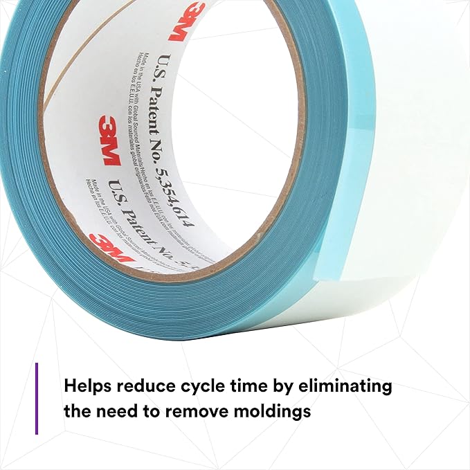3M Perforated Trim Masking Tape 06349, 10 mm Hard Band, 50.8 mm x 10 m | Molding Paint Protection; Trim Lifting Tape; Hand Tearing