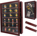 Shadow Box Frame with Removable Shelves, Red 12x16 Deep Memory Box Display Case for Keepsake Collectibles, Coins Military Medals Pins Wedding Flowers
