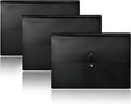 Cesil 3Pcs Expanding File Folders, 13 Pockets File Organizer Accordion File Holder with Elastic Buckles Closure, A4 Paper Document Organizer for Home School Office