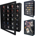 FramePro Shadow Box Frame Display Case 12x16 with Removable Shelves, Deep Memory Box Trinket Knick Knack Shelf Cabinet for Collector, Keepsake Coins Military Medals Wedding Flowers Black