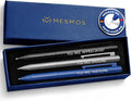 MESMOS 3pk Luxury Metal Ballpoint Pens, German-Made Ink, Teacher Appreciation Gifts Ideas, Teacher Gifts, Teachers Supplies, Thank You Gift for Men, Cool Desk Accessories, Nice Pens for Mens