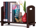 Adjustable Desktop Bookshelf - Sturdy Desk Bookshelf and Book Organizer - No Tools Required to Assemble This Desktop Bookcase, Perfect Tabletop Book Shelf for Office, Study Room