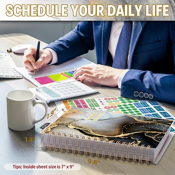Planner 2026-2027, 18 Months Academic Daily Weekly Monthly Calendar Planner