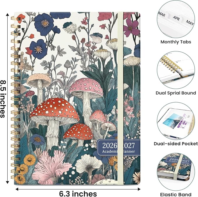 ZOTIA Planner 2026-2027 Weekly & Monthly Calendar Planner Jul 2026-Jun 2027