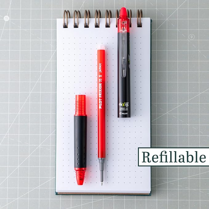 PILOT Pens, Extra Fine Point 0.5 mm, Pack of 12, Red Ink