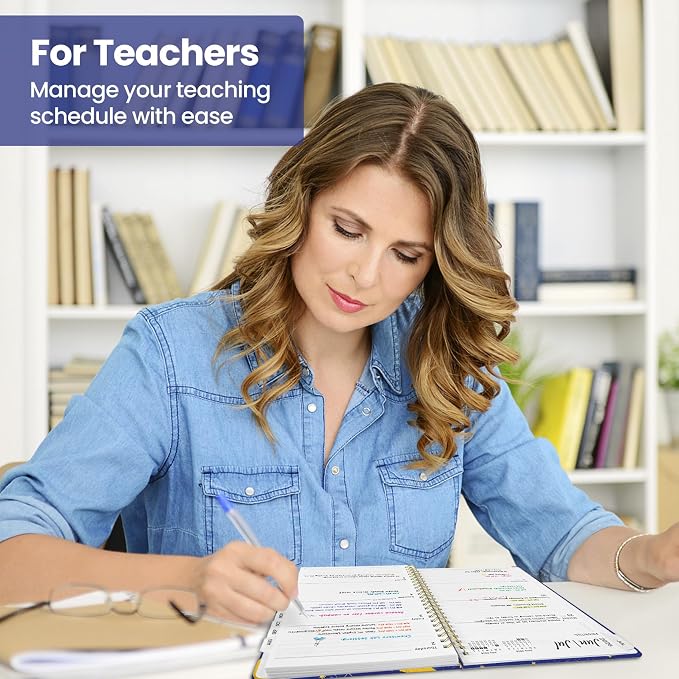 ZOTIA Academic Planner 2026-2027, Monthly & Weekly Jul 2026-Jun 2027 | Stargazing Pup, 6.3" x 8.5" Calendar Planner for Women, Hardcover Pretty Organizer for Women, School Office Home Supplies