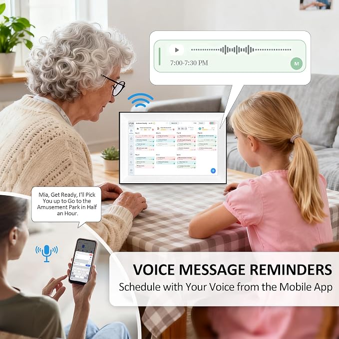 10.1" Smart Digital Calendar Family Planner with Rewards