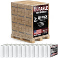 Samsill Durable 3 inch 3 Ring Binder, D Ring Binder, 100% Recycled Chipboard, White, Pallet of 288 Binders in 24 Cartons