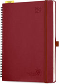 POPRUN Weekly Planner 2026-2027, 8.5" x 10.5" Academic Year Calendar Book