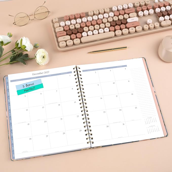 Mead Cambridge 2027 Planner, Weekly & Monthly, 8.5" x 11", Pen+Pillar, Elora (PP27-905-27)