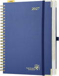 POPRUN 2027 Daily Planner One Page Per Day, Large 8.5" x 12" Calendar Book