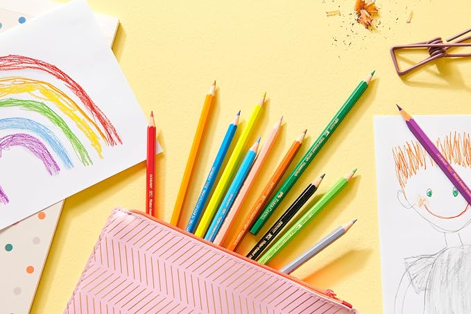 Faber-Castell Classic Colored Pencils Tin Set, 48 Vibrant Colors In Sturdy Metal Case | Back to School Supplies