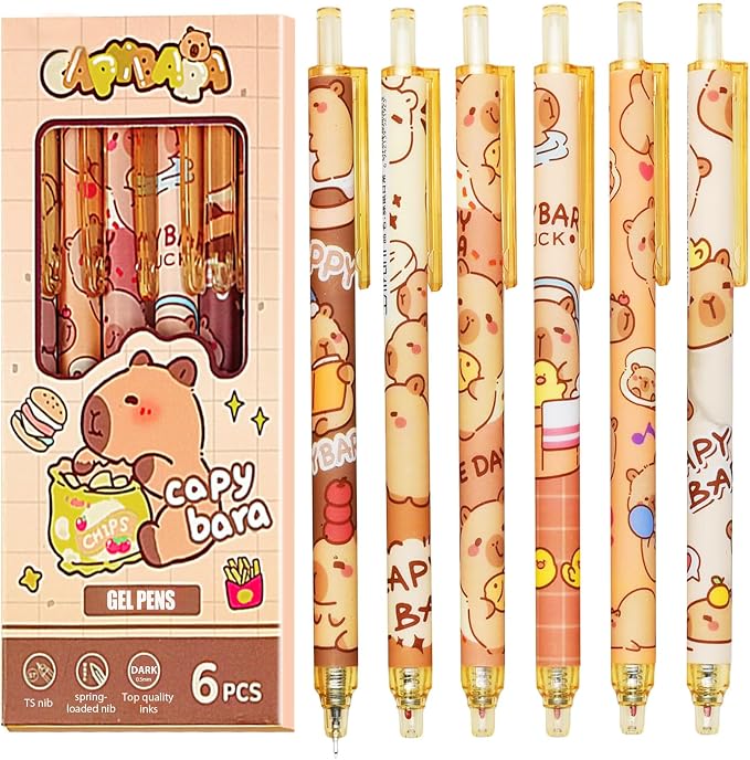 Cute Capybara Stationery Set, Kawaii School Supplies Gift for Students