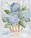 'Serena Pastel Hydrangea Bouquet'| Framed Giclee Art | Stupell Industries | White, 24 x 30 Inches, Easy to Hang and Sturdy, Made in USA, by Haley Knighten