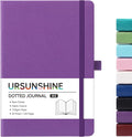 Dotted Journal/Notebook - Dot Grid Hard Cover Notebook, 5.3'' x 8.26''