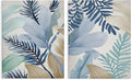Tropical Floral Leaf Sprigs, 24 x 30 Inch Canvas Wall Art Set | Stupell Industries · By Elizabeth Medley · Ready to hang · Nature inspired decor · Made in USA