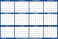 32x48 SwiftGlimpse 2026-2027 Academic Wall Calendar Erasable, XLarge, Wet & Dry Erase Laminated, July 2026 to June 2027 only