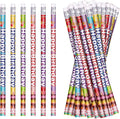 Happy Birthday Pencils Colorful Birthday Pencil for Students Birthday Pencil for Teacher Classroom Birthday Party Supplies, 6 Style (24)