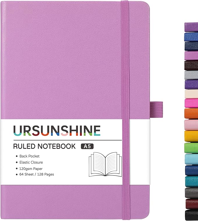 Ruled Notebook/Journal - Classic Lined Journal/Notebook, 5.3'' x 8.26''