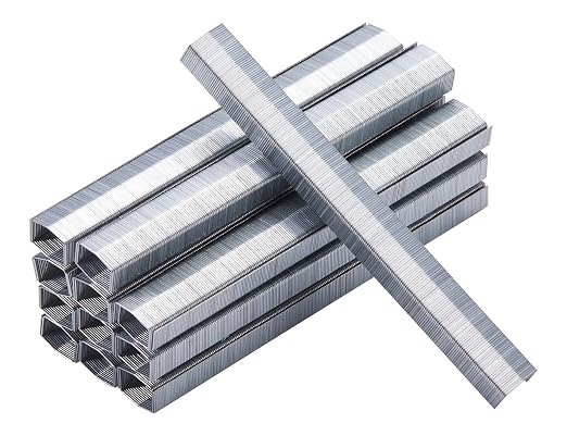 Bostitch Office B8 PowerCrown 0.25 Inch Staples, Pack of 5,000 Staples (STCRP21151/4), Silver