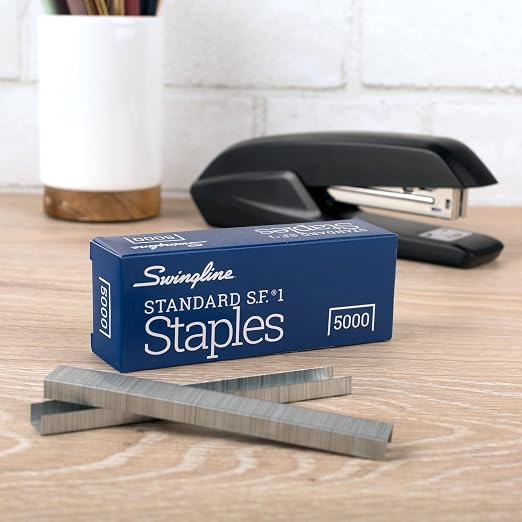Swingline Staples,Standard Staples for Desktop Staplers,1/4" Length,210/Strip,5000/Box (35101),(Pack of 10)