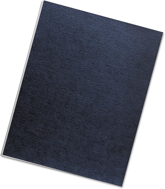 Fellowes Linen Presentation Covers, Letter, Navy, 200 Pack (52098)