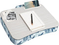 LAPGEAR Designer Lap Desk – Blue Blossoms, Fits 15.6” Laptops