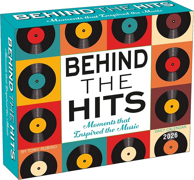 Behind the Hits 2026 Daily Desk Calendar: Boxed Page-a-Day Music Trivia Calendar with Day-to-Day Stories Behind Legendary Songs & Chart-Topping Moments