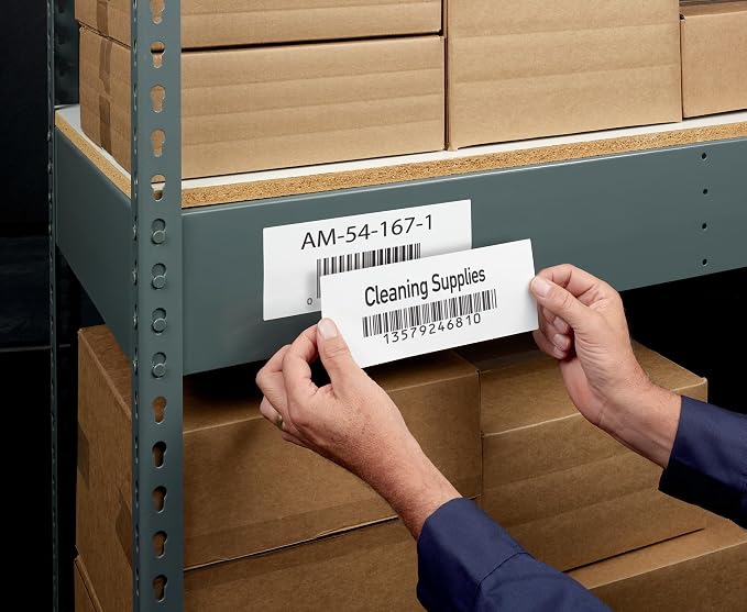 Avery® Durable White Cover Up ID Labels for Laser Printers, 3.25 x 8.375, Pack of 150 (61531)