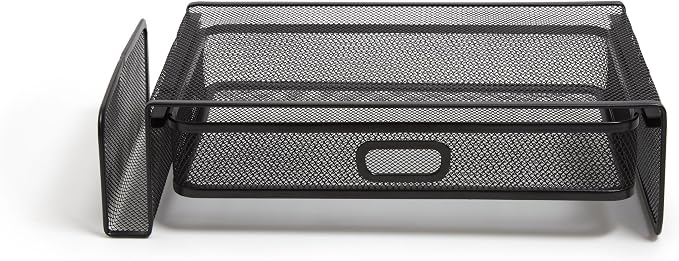 TRU RED Mesh Phone Stand for Desktop Phones – Telestand Desk Organizer for Office Use