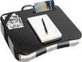 LAPGEAR Designer Lap Desk – Buffalo Check, Fits 15.6” Laptops