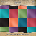 Tim Holtz, Advantus Kraft-Stock Mtllic Jewels Printed Paper, metallic