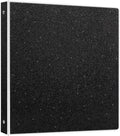NatureTouch 3 Ring Binder, Glitter 1 Inch Organizer (10.5'' x 11.5'') Holds 8.5’’ x 11’’ Letter Size 300 Pages, Waterproof Durable View Binder, 1 Pack, Black
