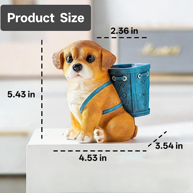 Labrador Retriever Gifts for Women Men, Pen Holder for Desk Cute, Funny Dog Pen Holder Desk Pen Organizer for Home Office School Decoration