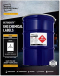 Avery UltraDuty GHS Chemical Labels for Laser Printers, Waterproof, UV Resistant, 8.5 x 11, 5 Packs (60501)