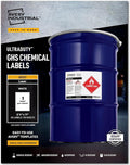 Avery® UltraDuty® GHS Chemical Labels for Laser Printers, Waterproof, UV Resistant, 8.5 x 11, 50 Pack (60501)