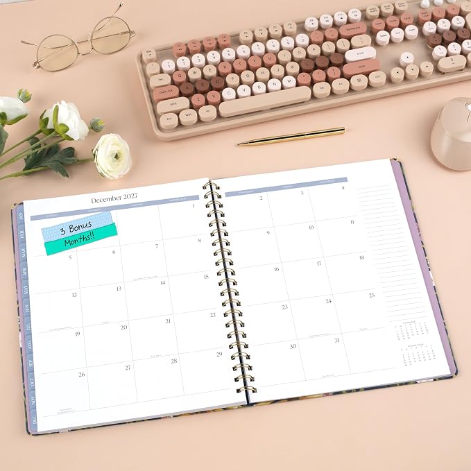 Mead Cambridge 2027 Planner, Weekly & Monthly, 8.5" x 11", Pen+Pillar, Wildflower (PP26-905-27)