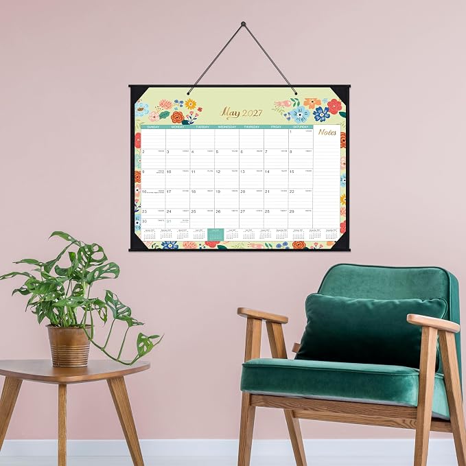 2027 Calendar - 2027 Desk Calendar, 22" x 17", Jan. 2027 - Dec. 2027