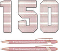 STREADVE 150 Personalized Custom Pens Engraved Writing Pen with Name Logo, Customized Promotional Items Stylus Pen Gifts for Women Realtor Nurse Wedding Business, Rose Gold
