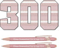 STREADVE 300 Personalized Custom Pens Engraved Writing Pen with Name Logo, Customized Promotional Items Stylus Pen Gifts for Women Realtor Nurse Wedding Business, Rose Gold
