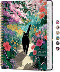 Planner 2026-2027, Monthly & Weekly Jul 2026-Jun 2027 Calendar Book | 6.3" x 8.5", Hardcover Spiral Planner with Tabs, School & Daily Pretty Agenda for Women, Students, Teachers, Velvet Path