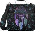 Dreamcatcher Binder Bag 3 Ring Zipper with Handle Shoulder Strap | for School Work Office Organizer Storage Case